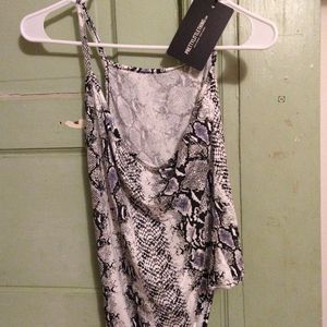 Snake Print Bodysuit